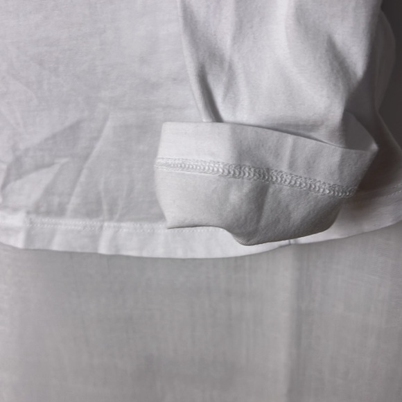 Armani Exchange women long sleeve t shirt ,white,logo ,EC, 100 cotton, casual - Picture 9 of 13